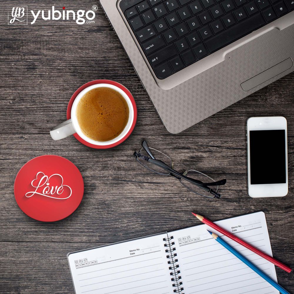 Heart with Love Coasters-Image4