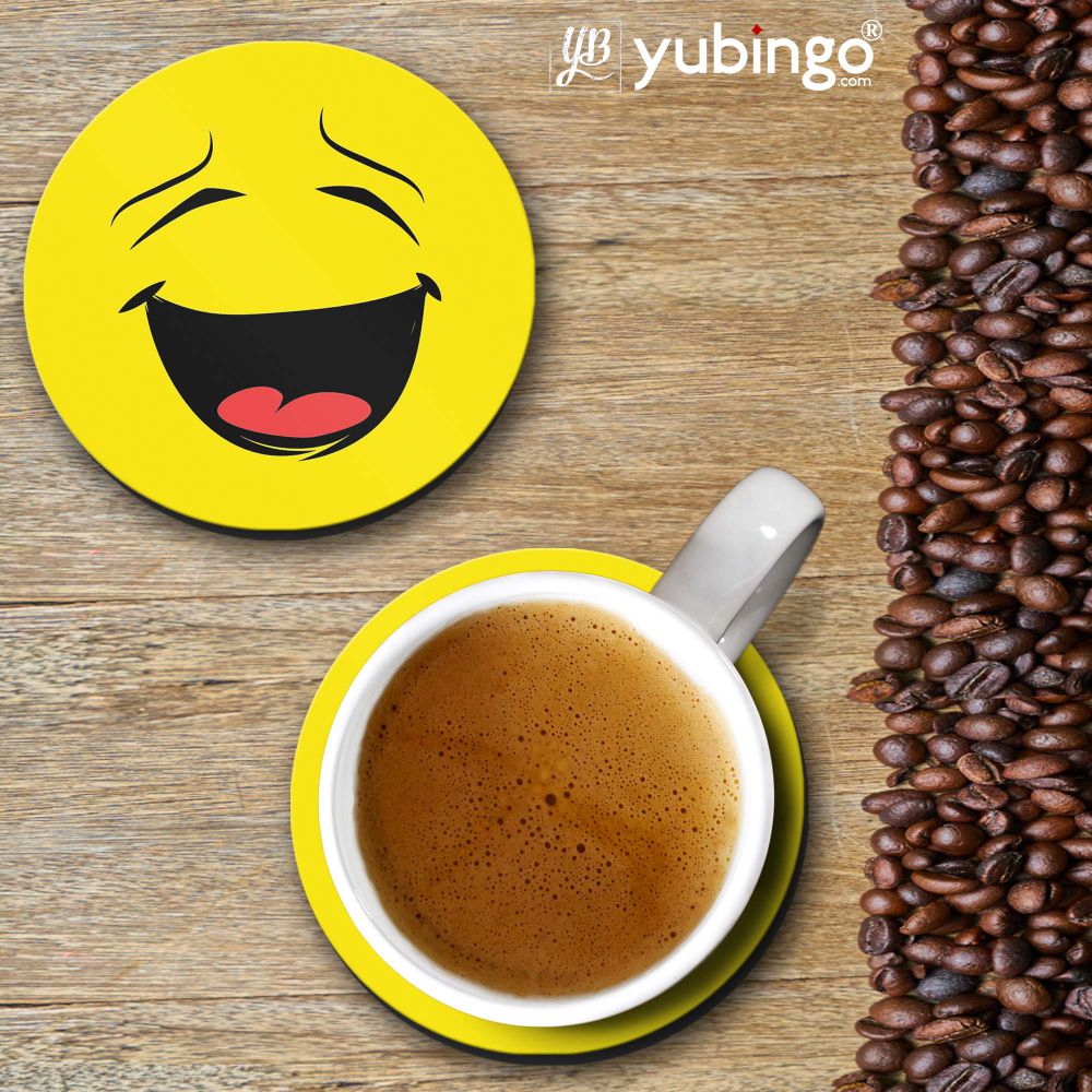 Laughing Smiley Coasters