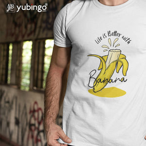Life is Better with Banana Men T-Shirt-image3