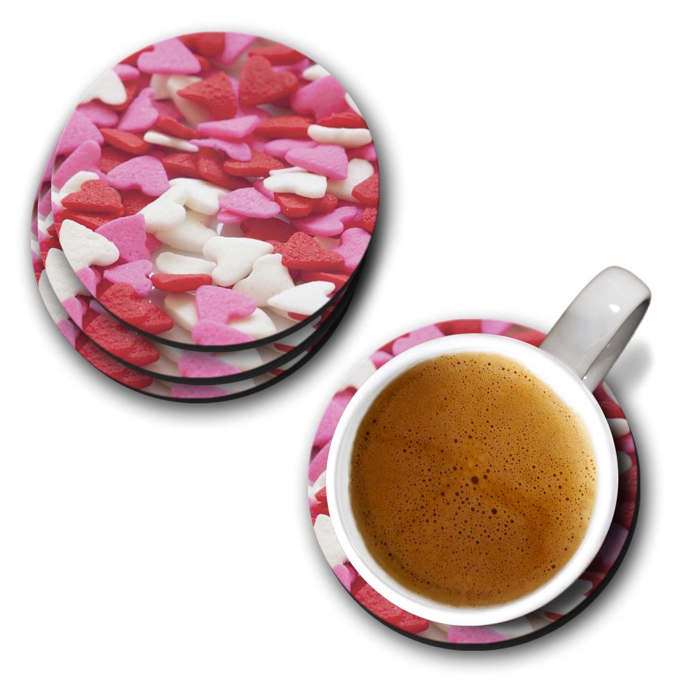 Love Pattern Coasters
