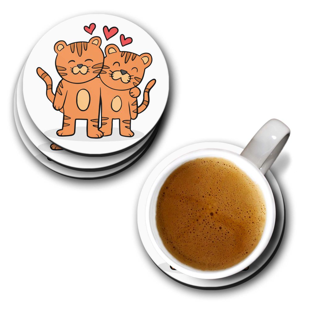 Loving cats Coasters