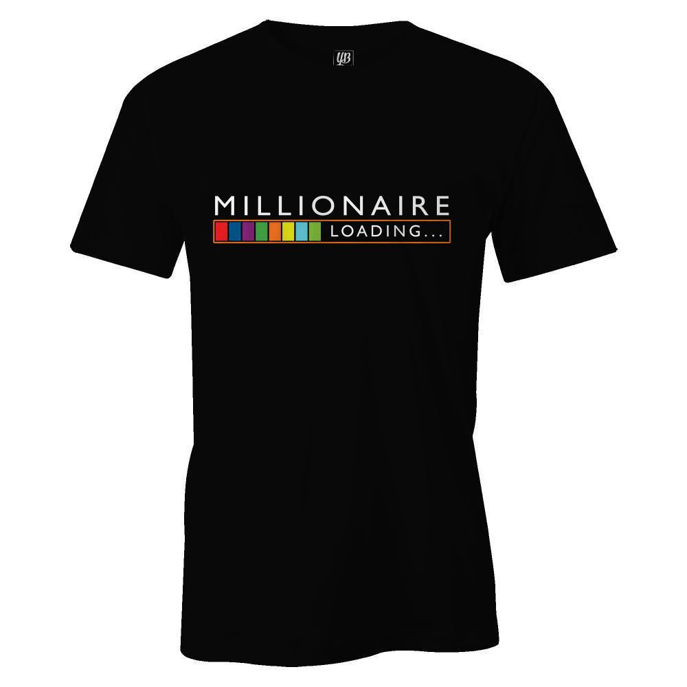 Millionaire Loading Men T-Shirt-Black