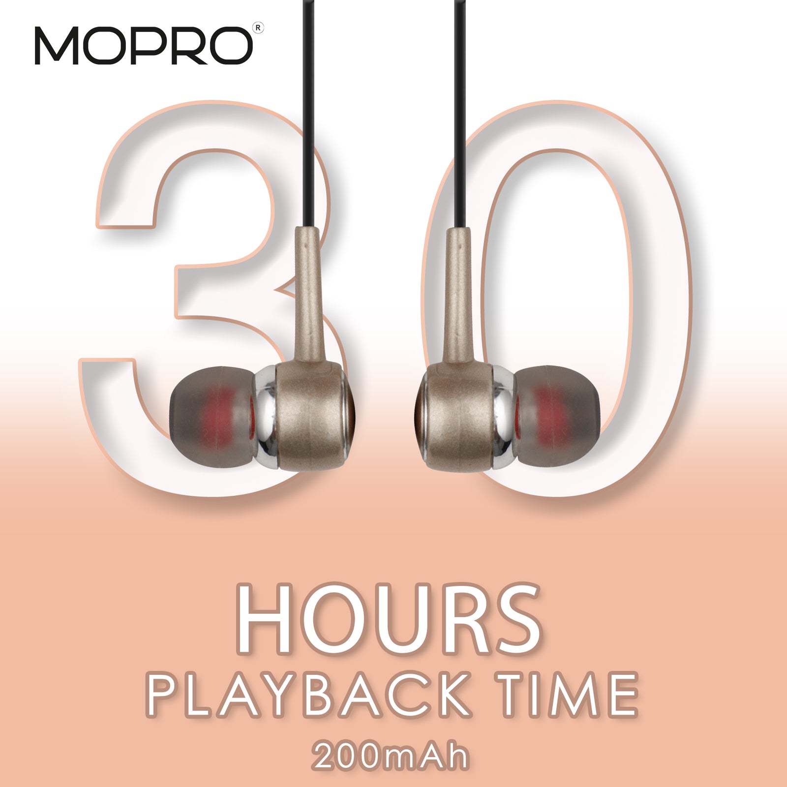 MoPro Bluetooth Earphone Wireless Freedom 200 - Golden