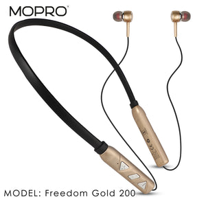 MoPro Bluetooth Earphone Wireless Freedom 200 - Golden