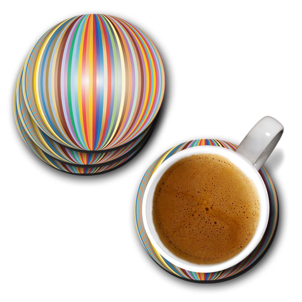 Multicolor Pattern Coasters