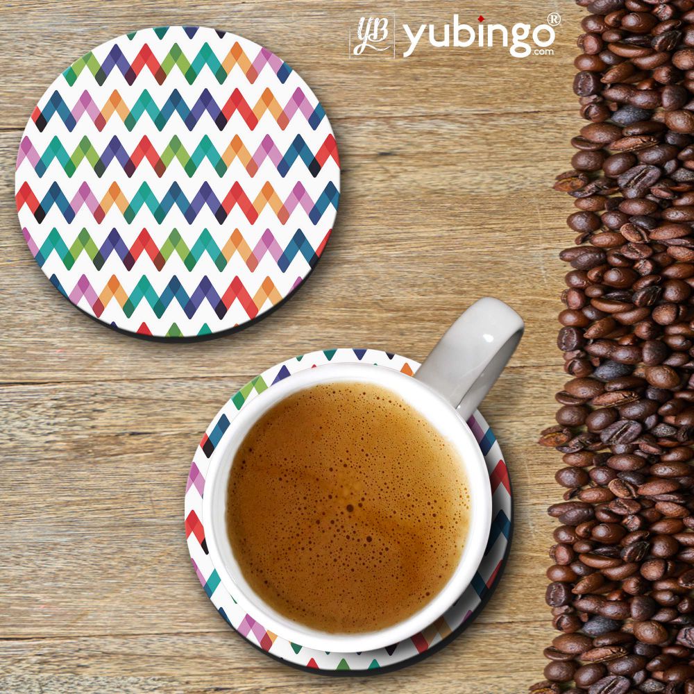 Multicolour Zig Zag Coasters-Image2