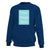 Navy Blue Customised Sweat Shirt - Front Print