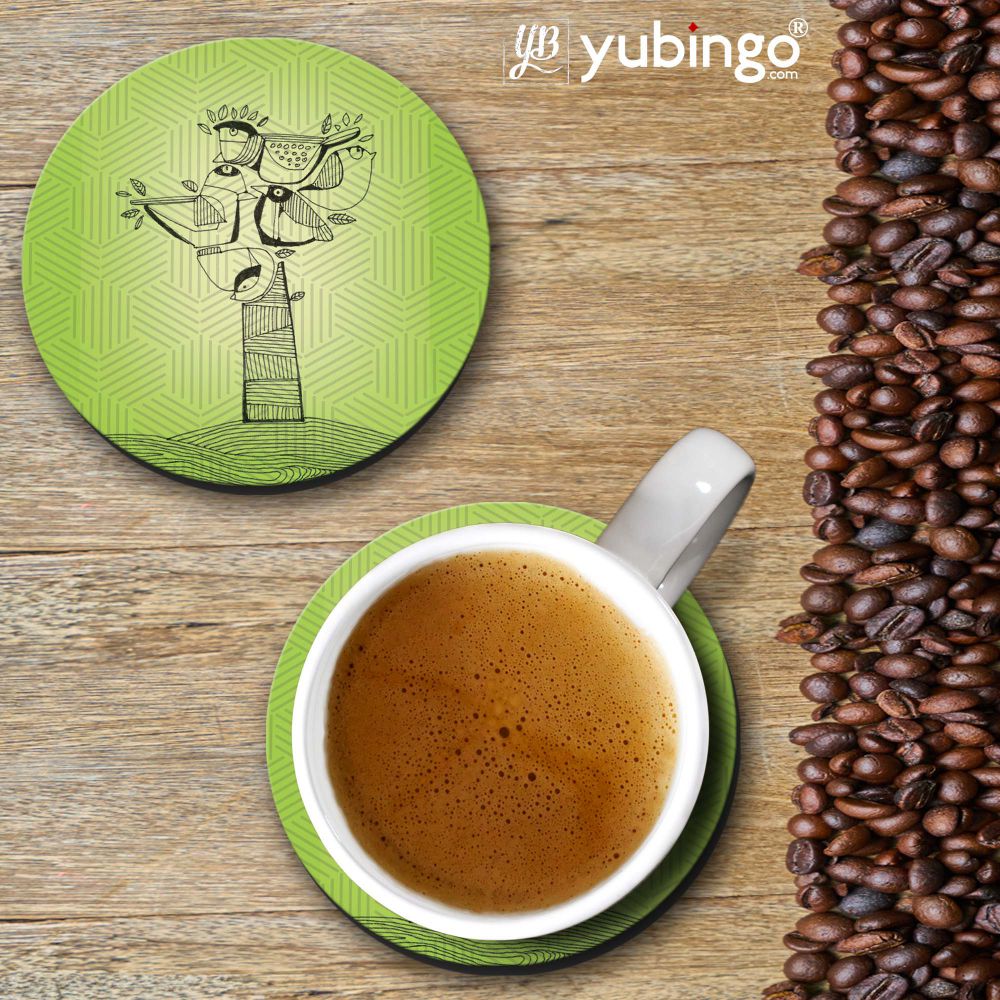 Tree birds Coasters-Image4