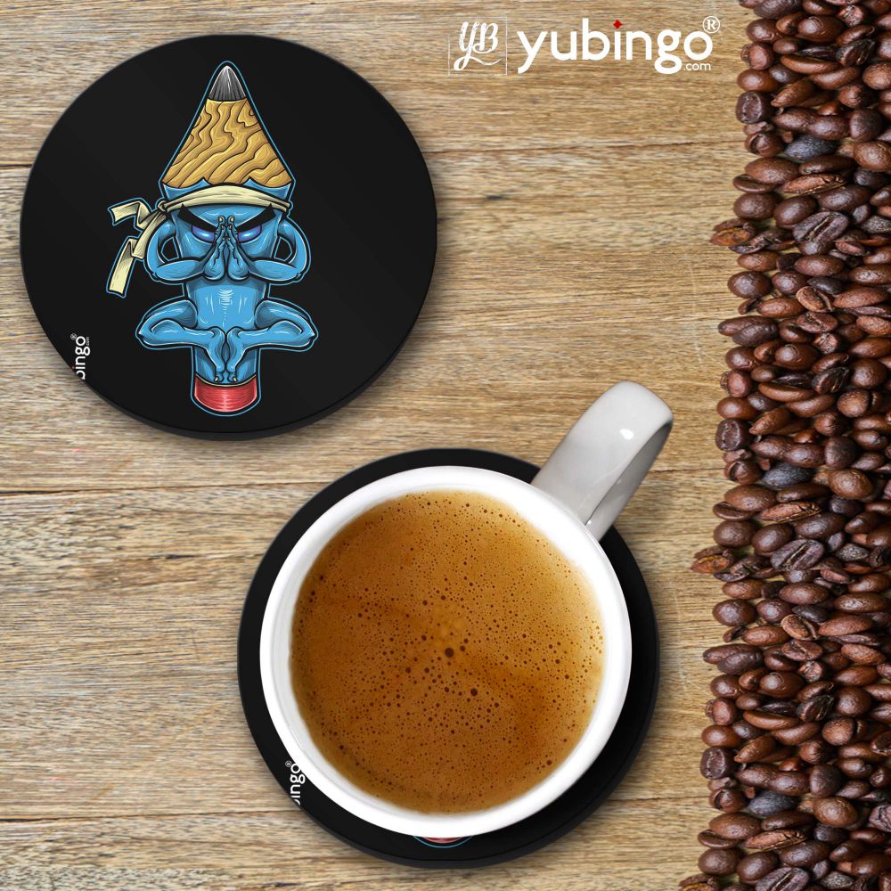 Pencil Monk Coasters-Image2