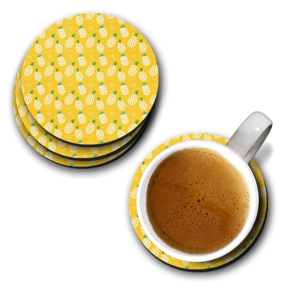 Pineapple Pattern Coasters