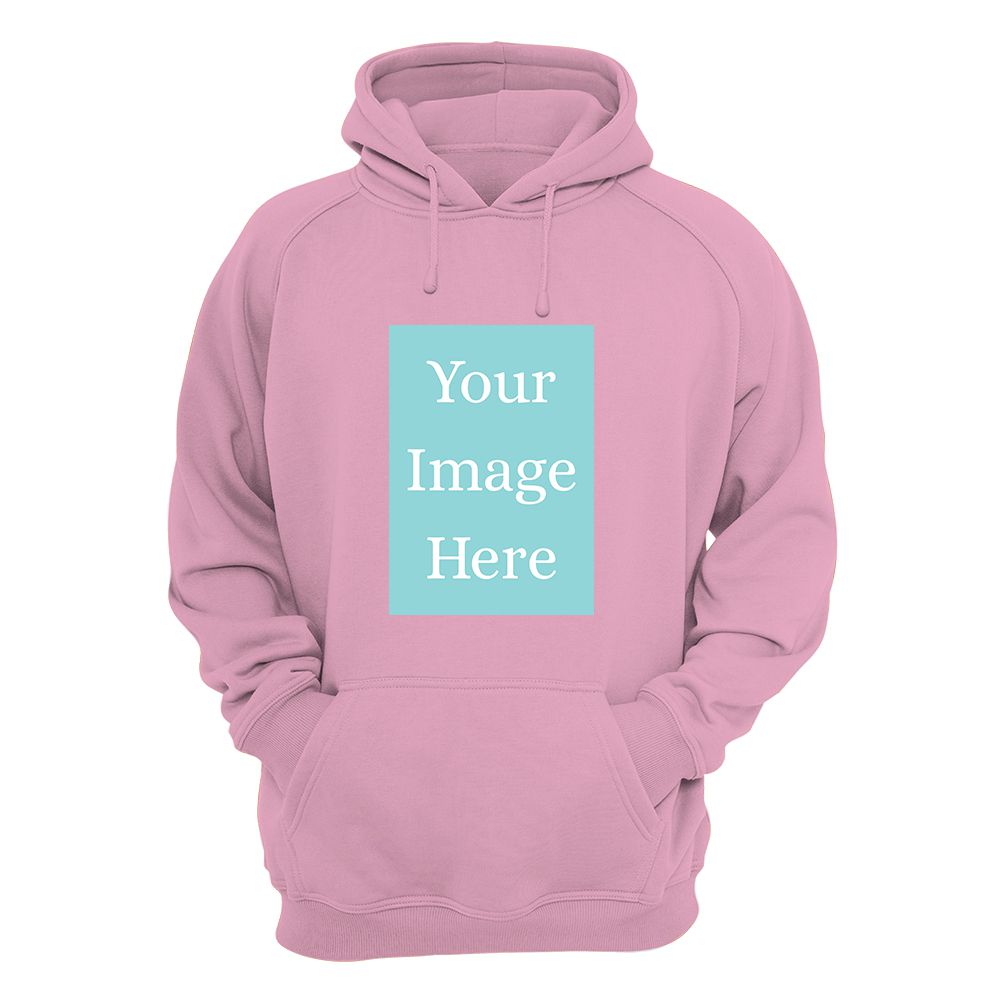 Pink Customised Hoodie - Front Print