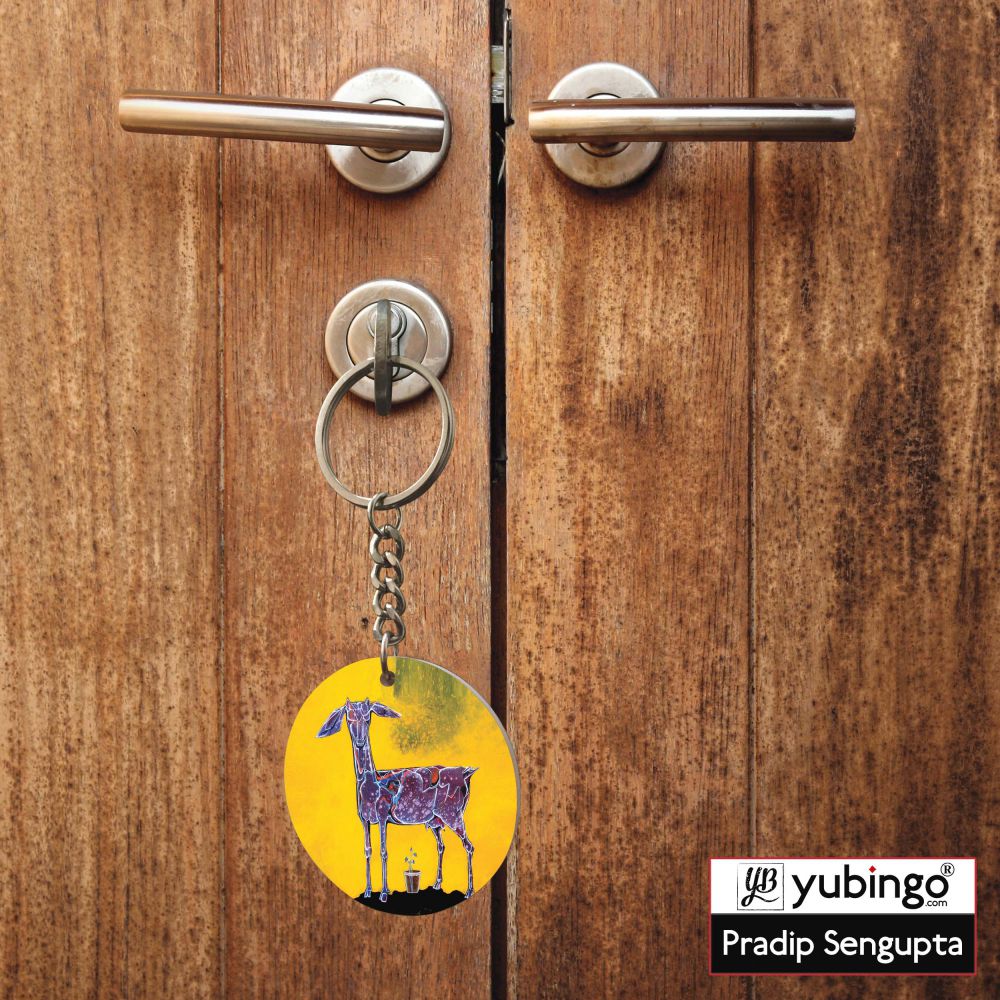 Expecting Mother Round Keychain-Image5