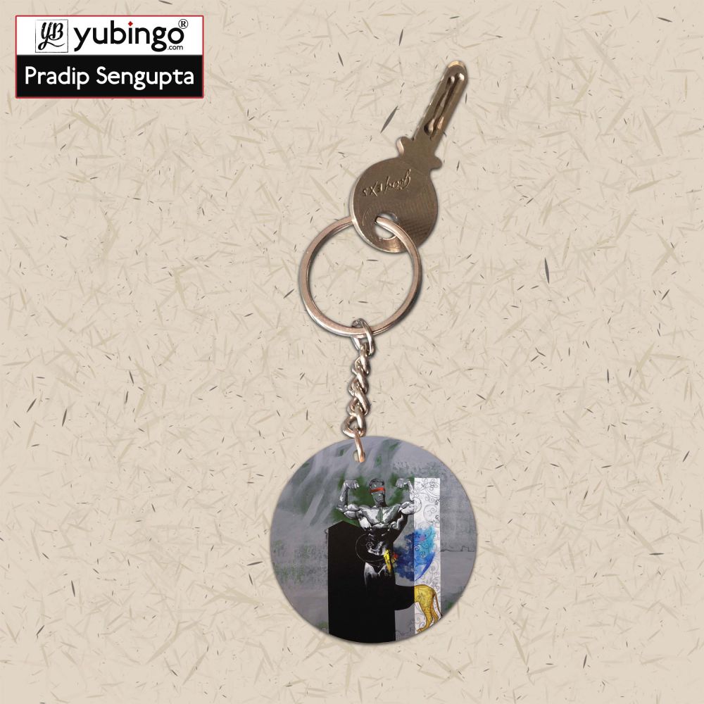Leo The Great Round Keychain-Image3