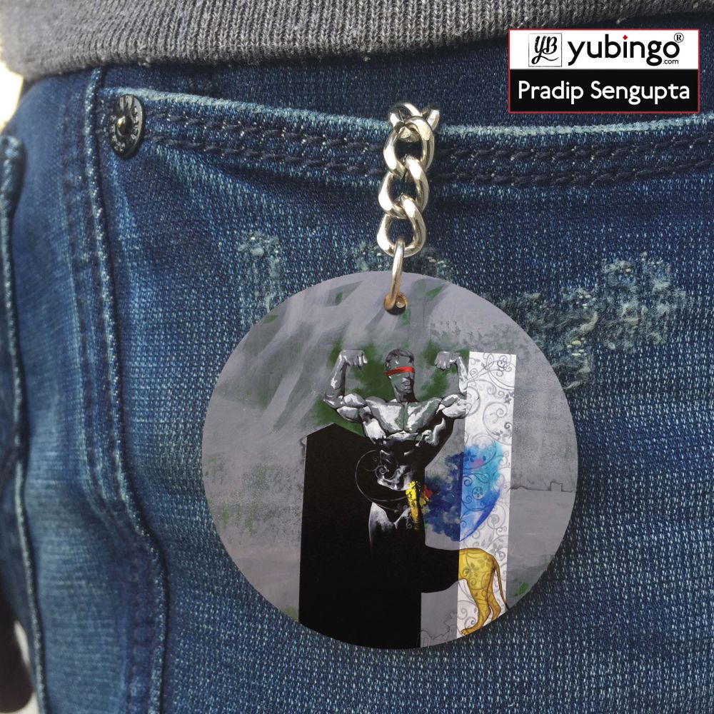 Leo The Great Round Keychain-Image4