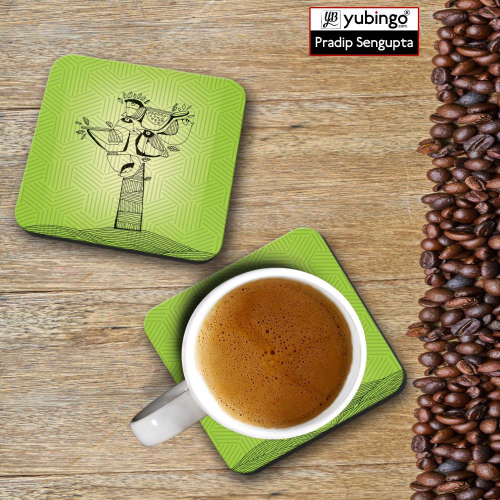 Tree birds Coasters-Image4