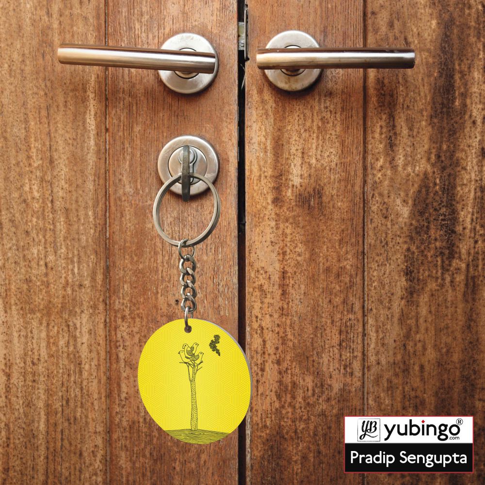 Watch tower Round Keychain-Image5