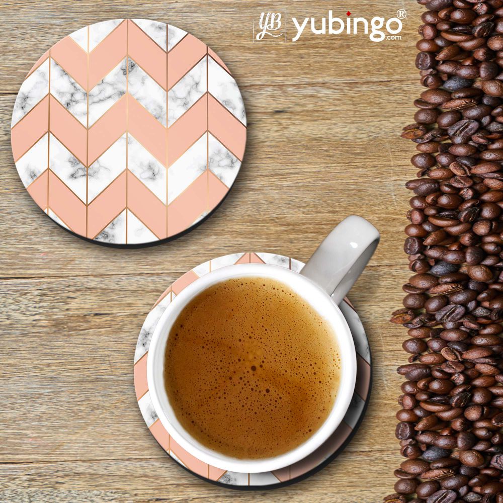 Printed Marble Pattern Coasters-Image2