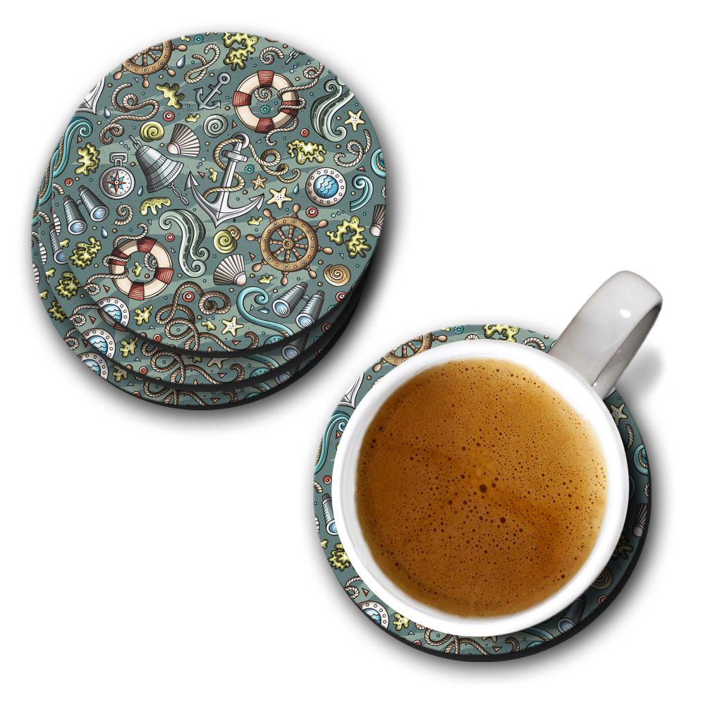 Sea Green Coasters