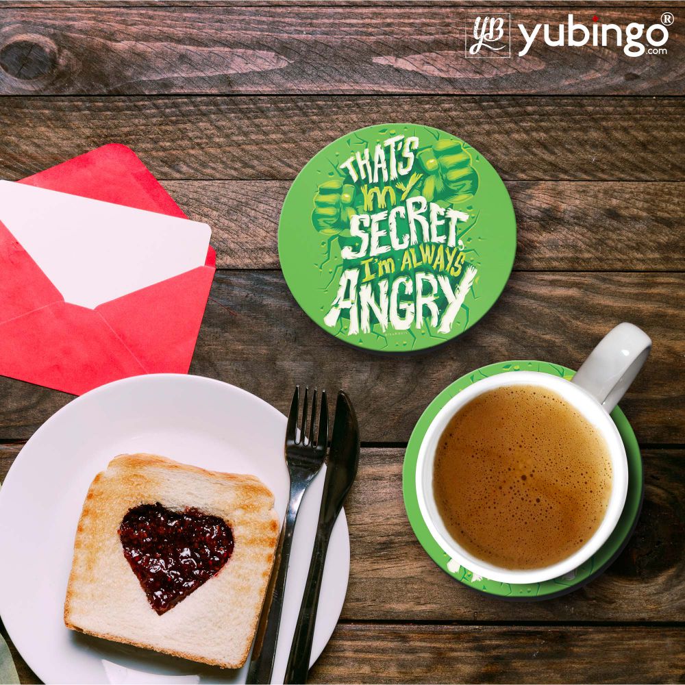 Secret I Am Always Angry Coasters-Image3