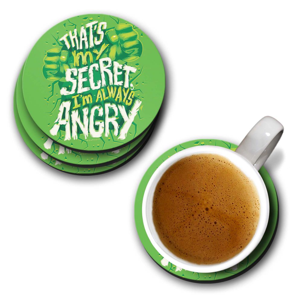 Secret I Am Always Angry Coasters