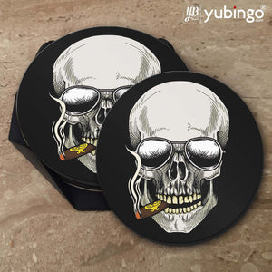 Smoking Skull Coasters-Image5
