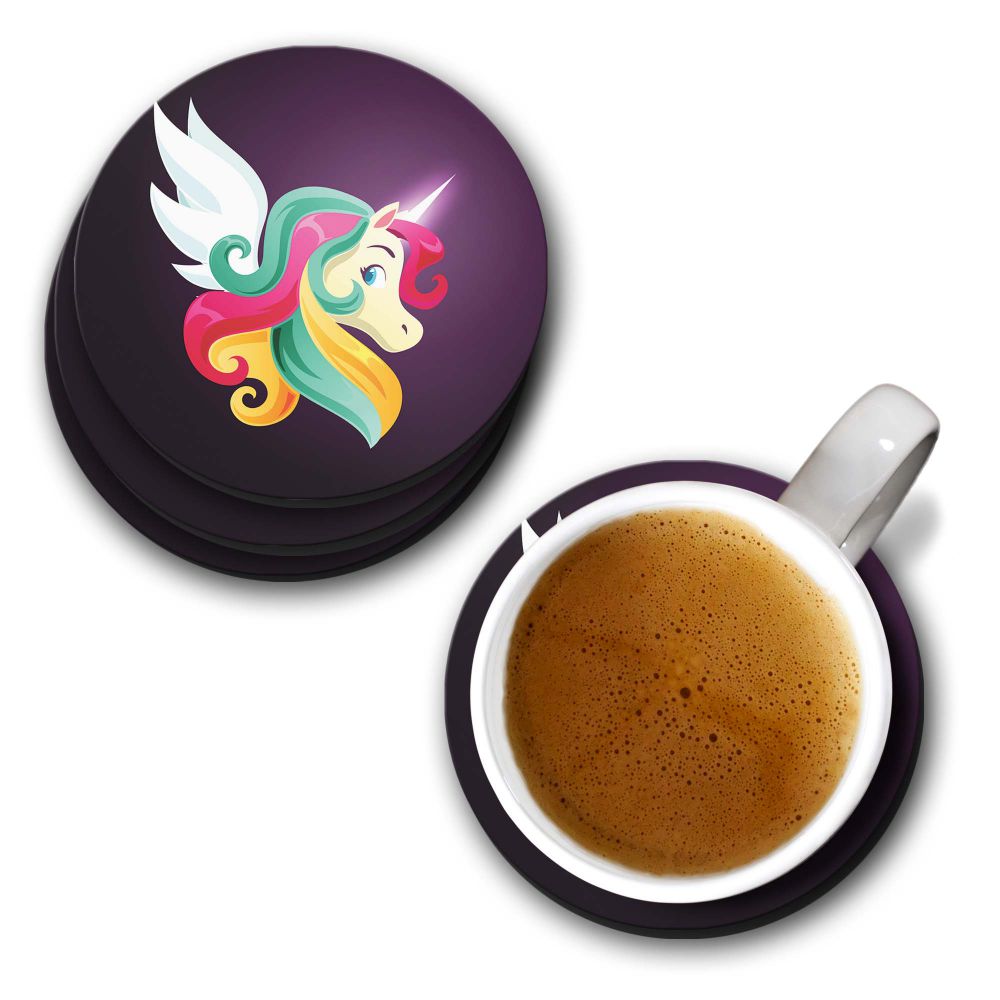 Stylish Unicorn Coasters
