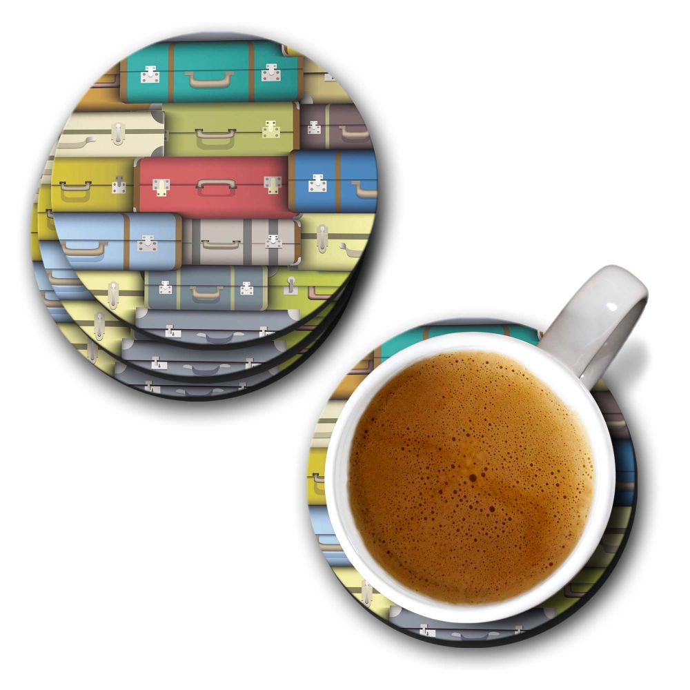 Suitcases Coasters
