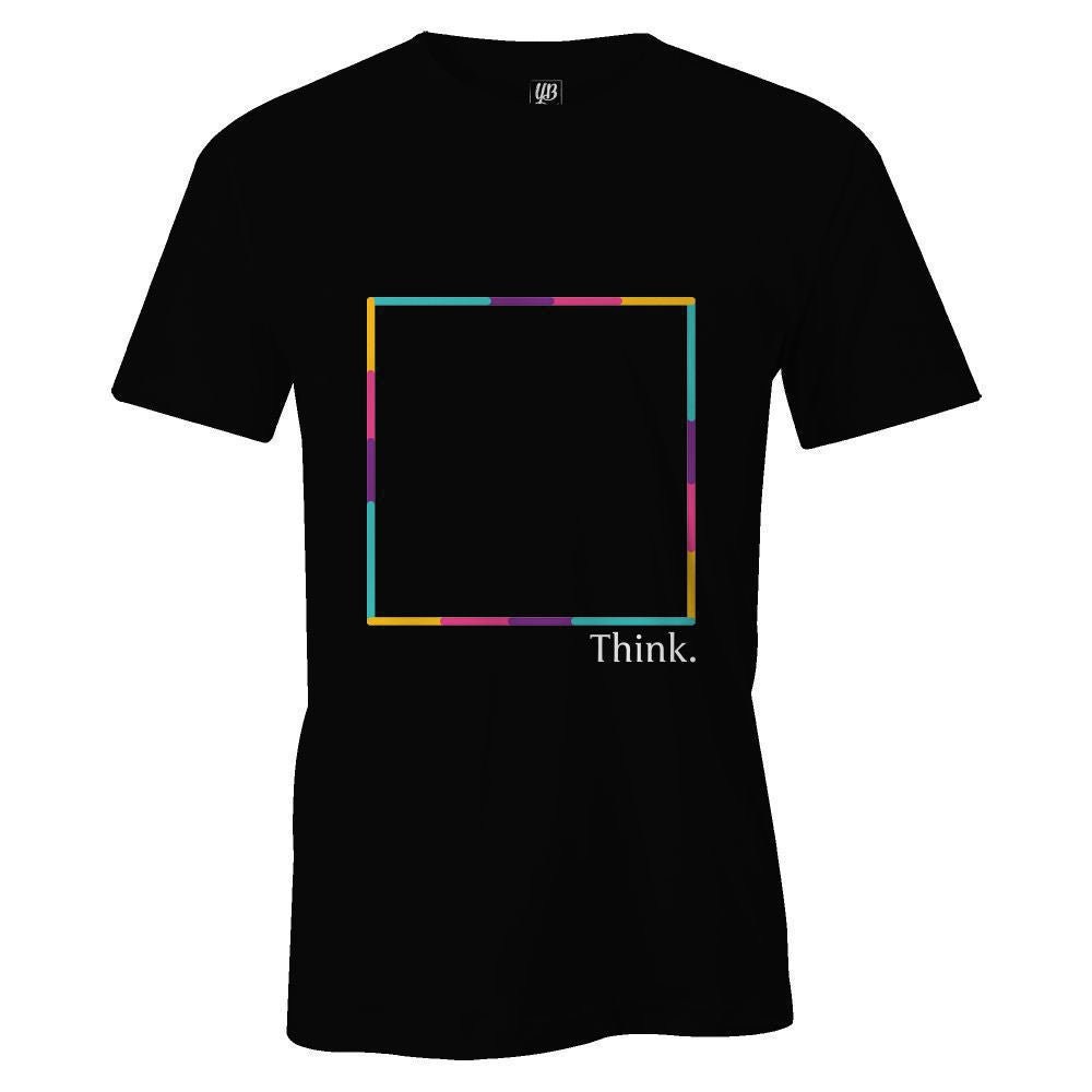 Think Outside Men T-Shirt-Black