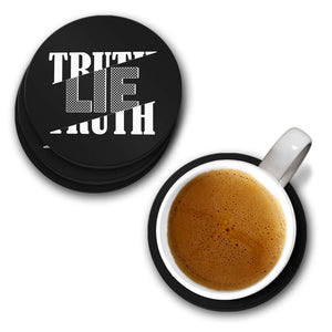 Truth and Lie Coasters