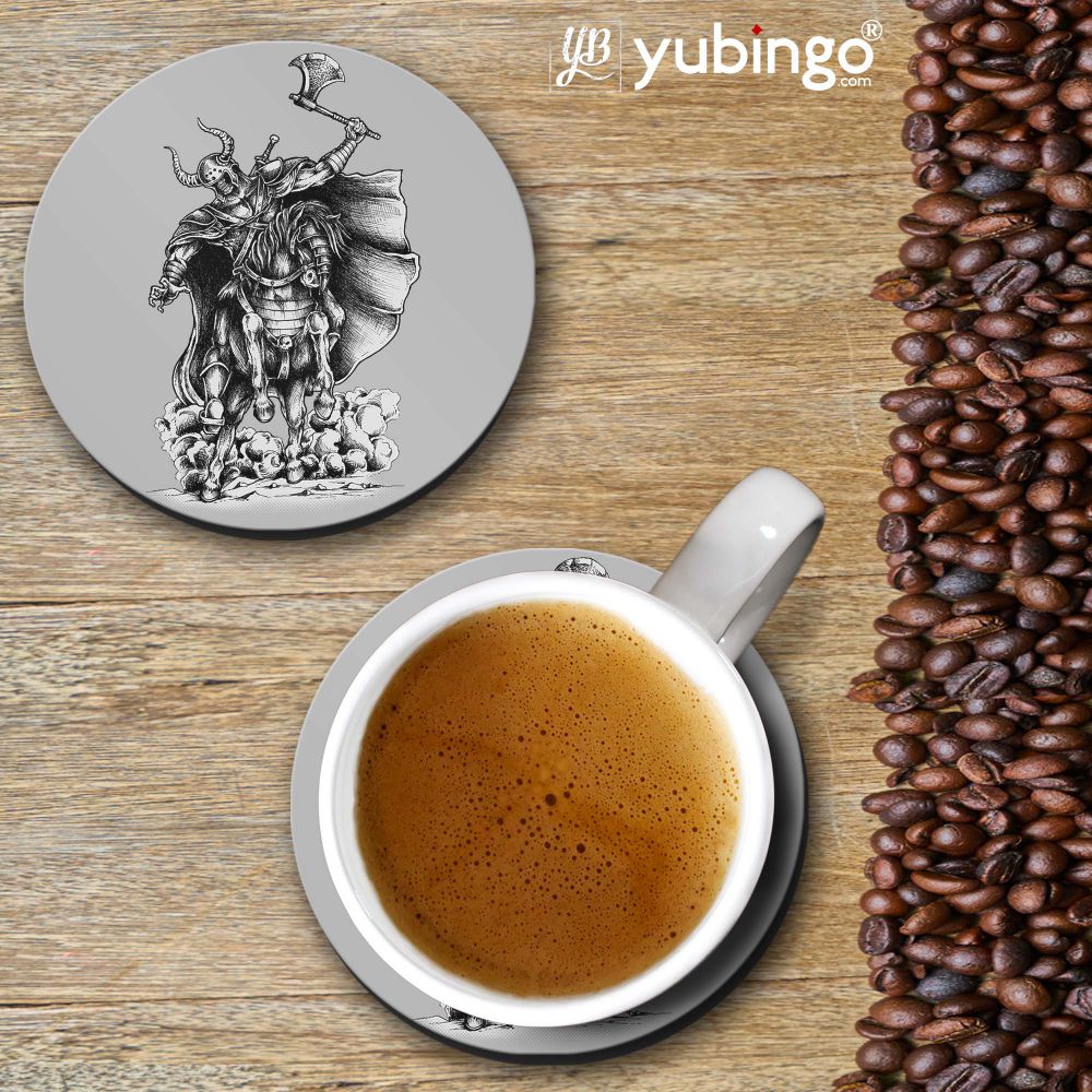 Warrior Skull Coasters-Image2