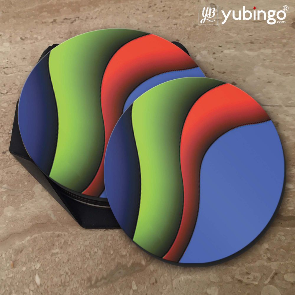 Wave Pattern Coasters-Image5