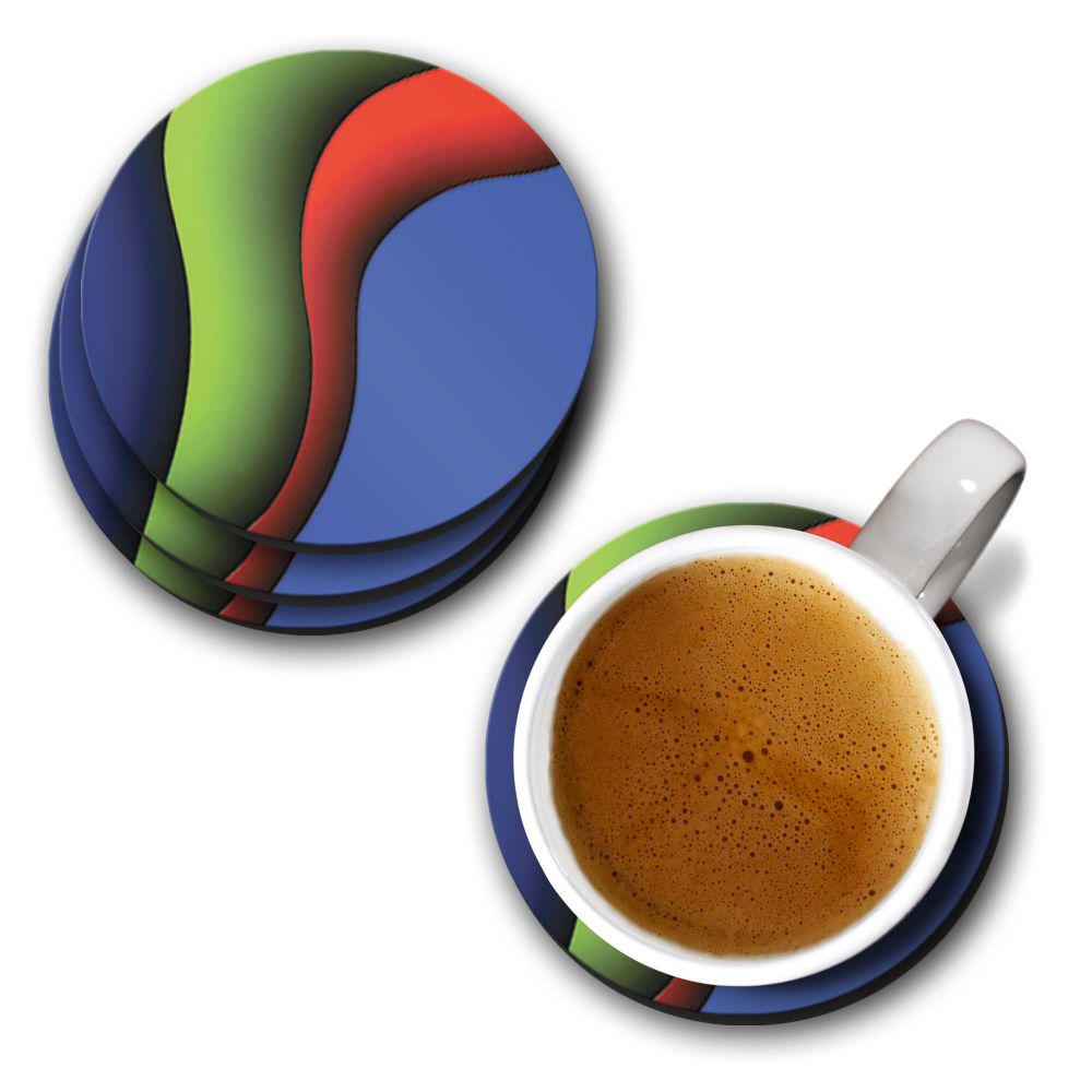 Wave Pattern Coasters