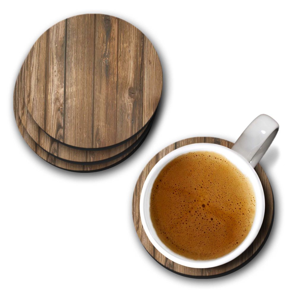 Wooden Pattern Coasters