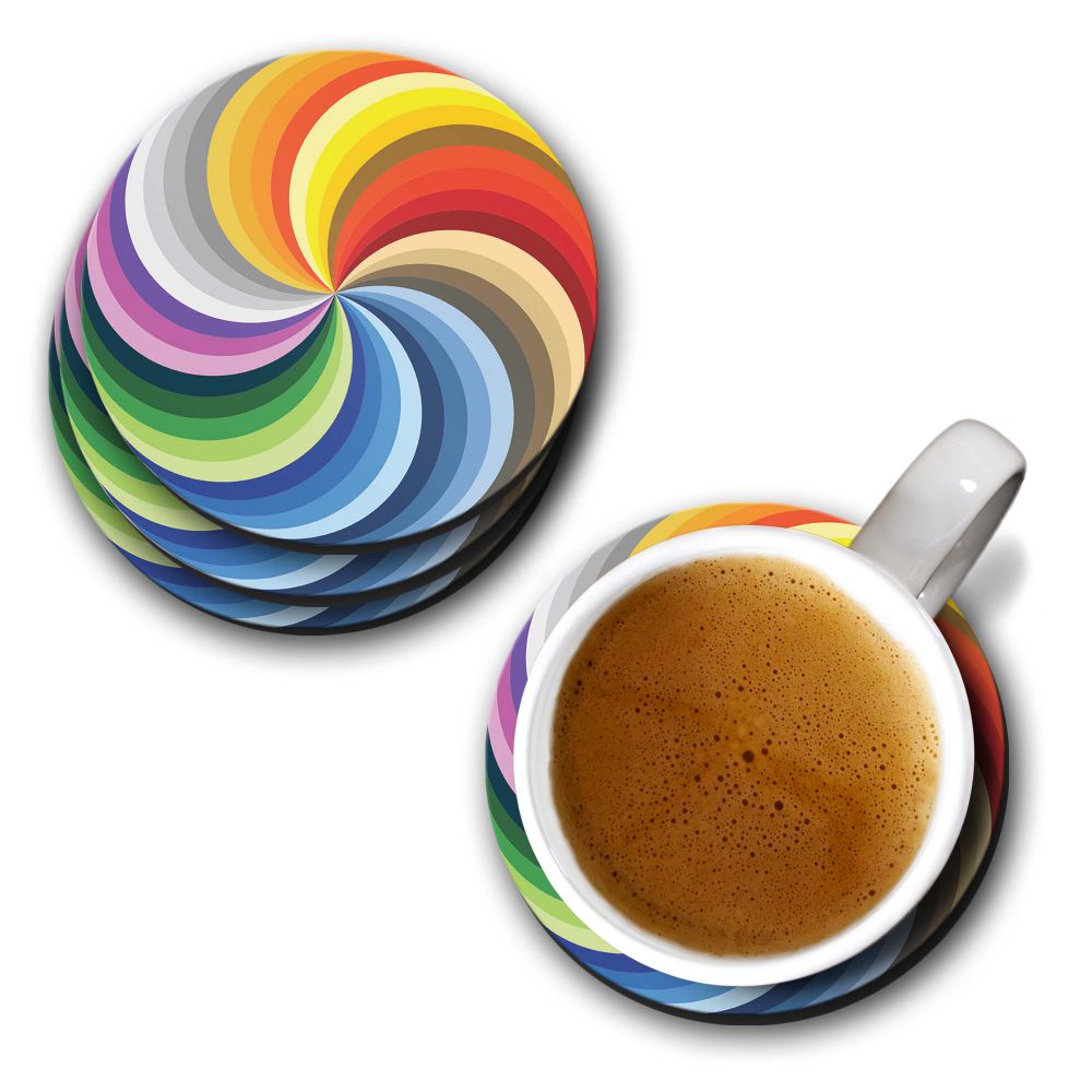 Wow Pattern Coasters