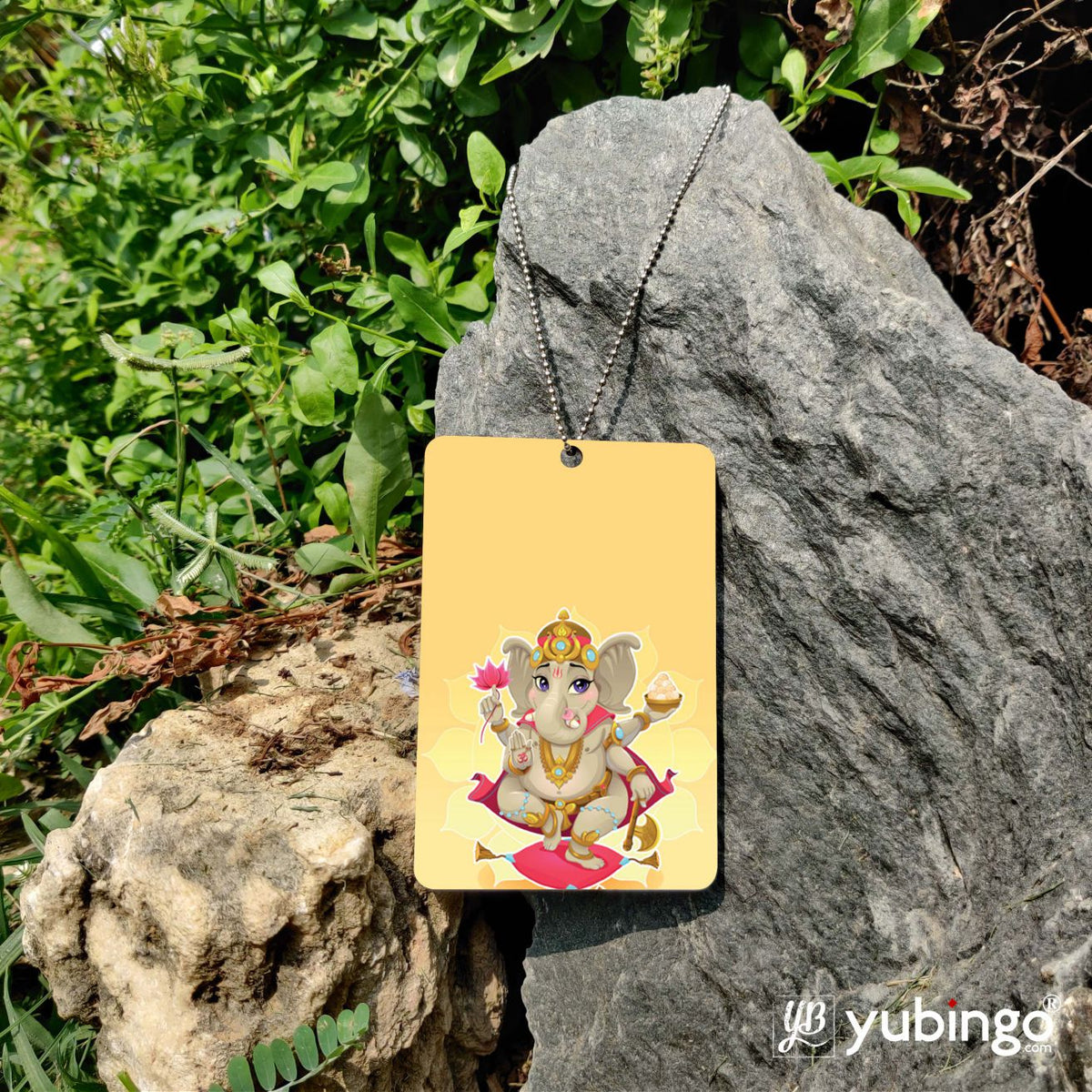 Cute Ganesha Car Hanging-Image5