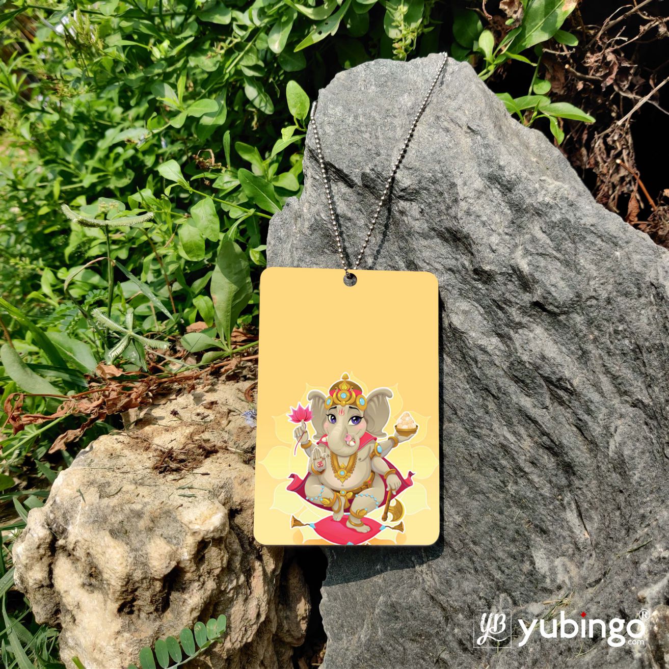 Cute Ganesha Car Hanging-Image5