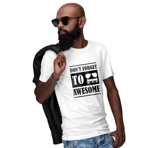 Be Awesome Men T-Shirt-White