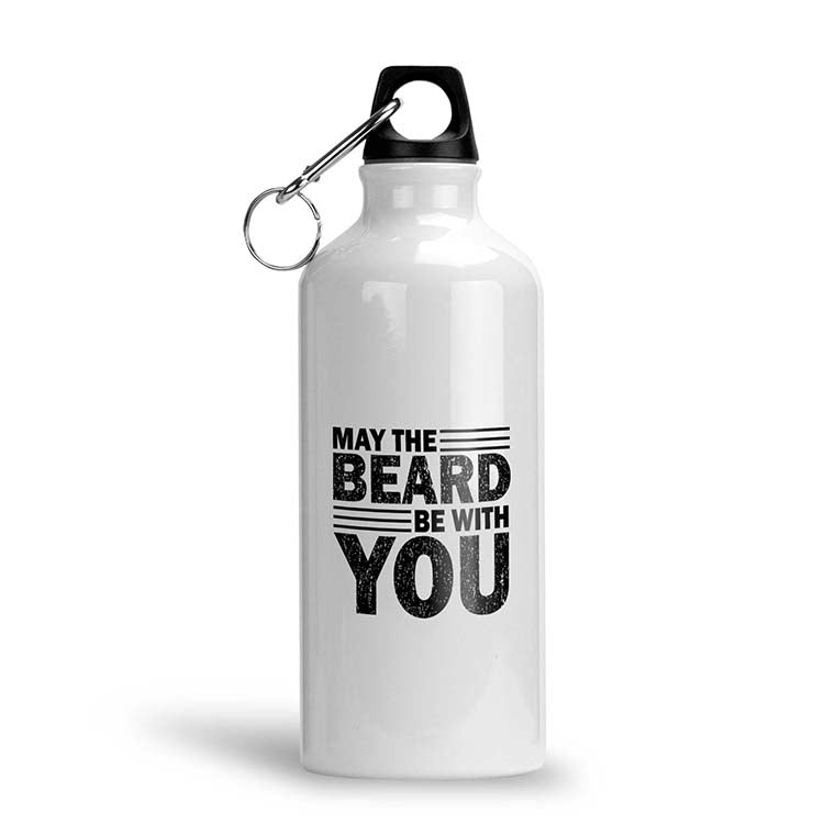 Beard Be with You Water Bottle