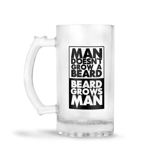 Beard Grows Man Beer Mug