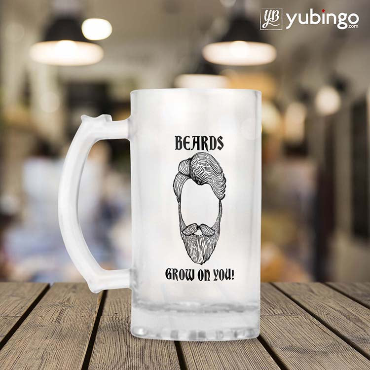 Beards Grow On You Beer Mug