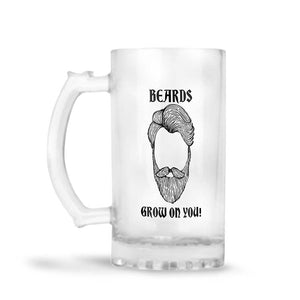 Beards Grow On You Beer Mug
