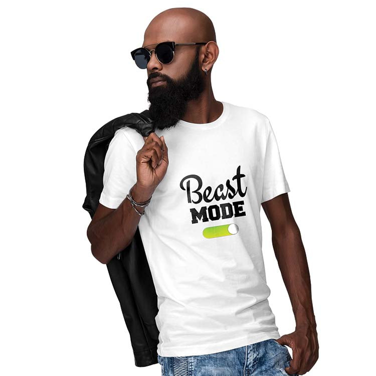 Beast Mode Men T-Shirt-White
