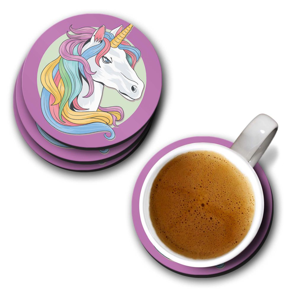 Beautiful Unicorn Coasters