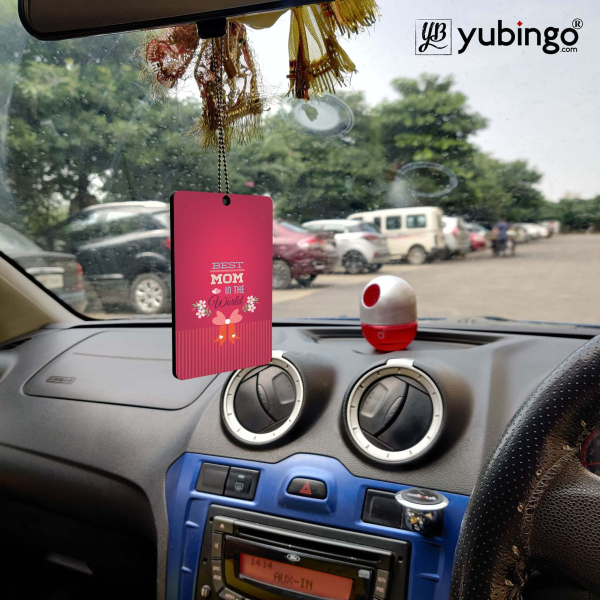 Best Mom in the World Car Hanging-Image2