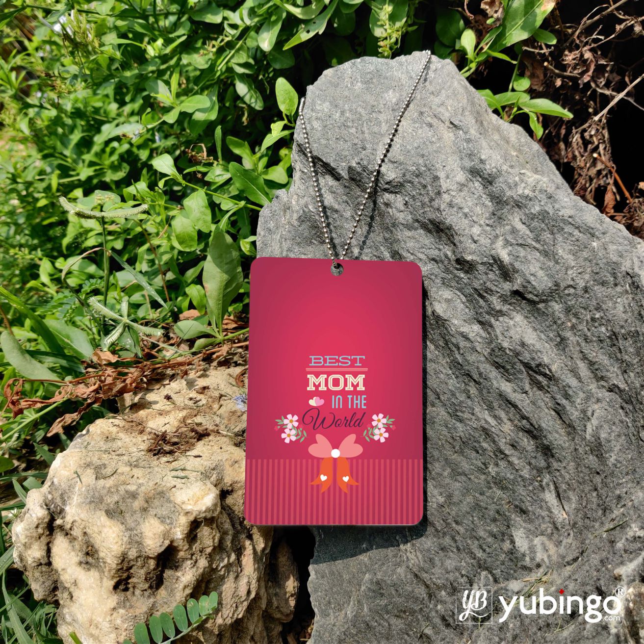 Best Mom in the World Car Hanging-Image5