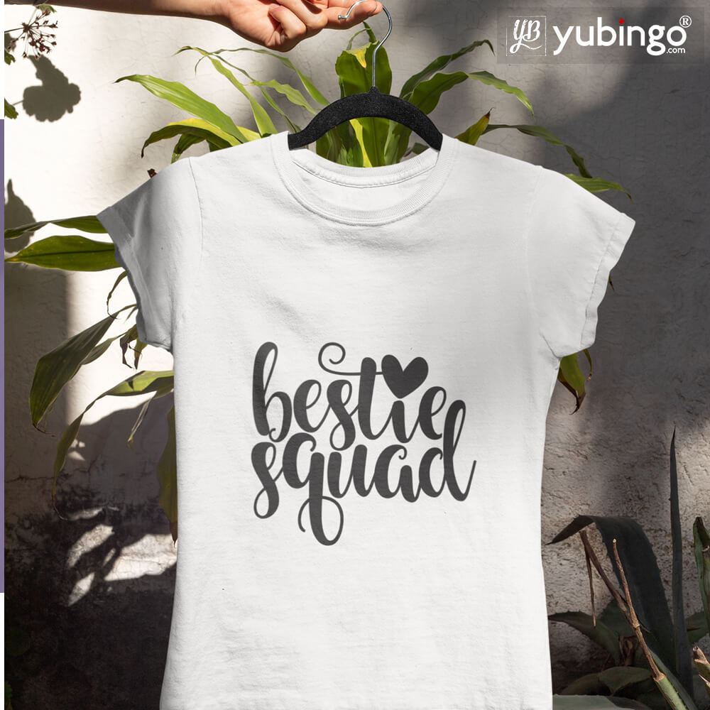 Bestie Squad T-Shirt-White