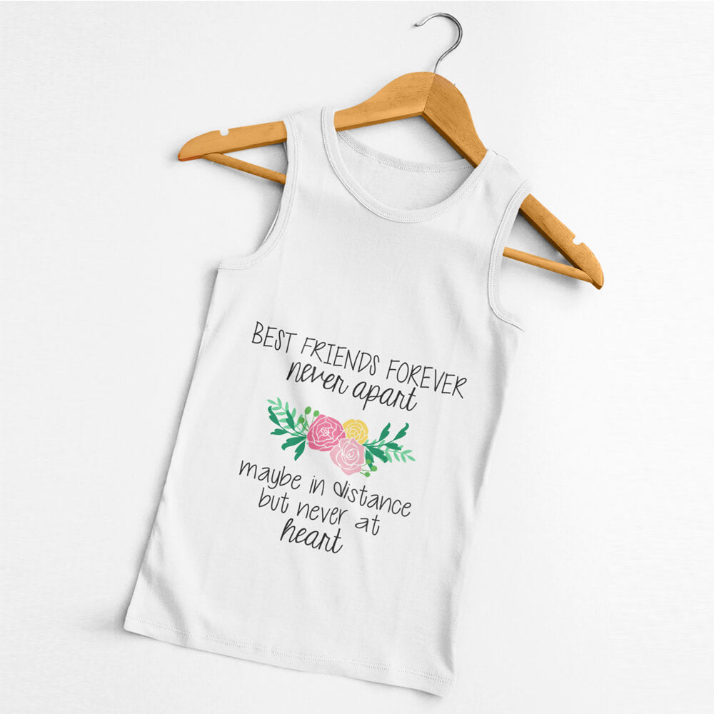 BFF Never Apart Tank Tops-White