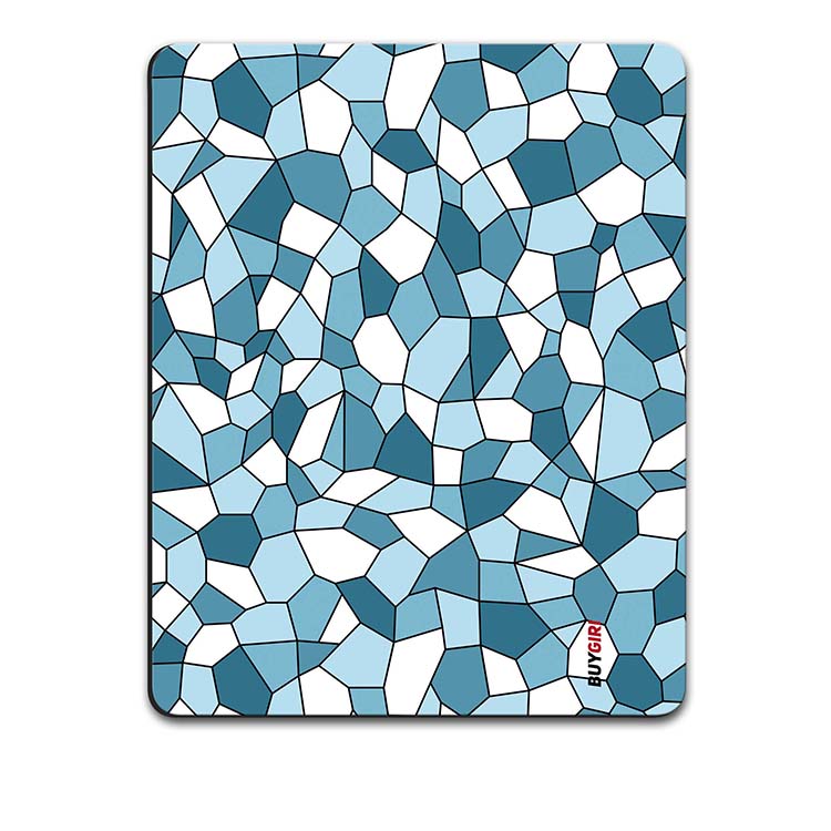 Blue Mosaic Mouse Pad