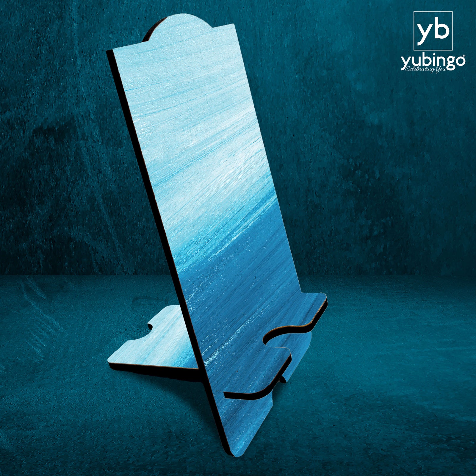 Blue Patterns Mobile Stand-Image4