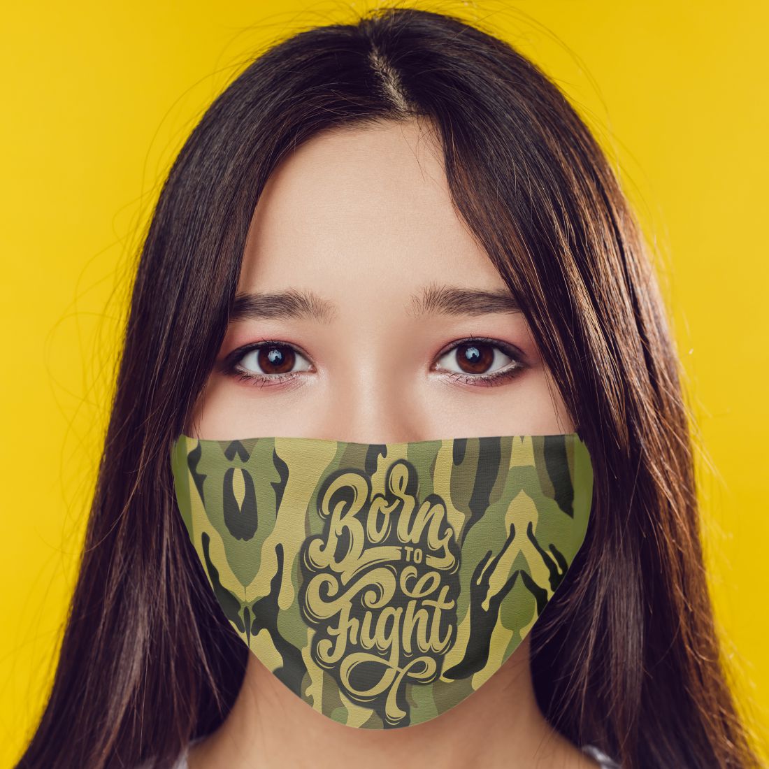 Born to Fight Mask